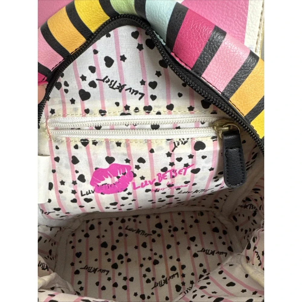 Betsey Johnson Unicorn Cat Mini Backpack‎ Luv Betsey Caticorn Glitter Star